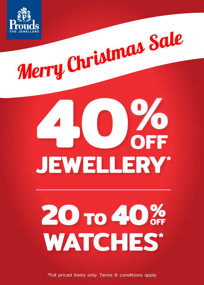 Jewellers Merry Christmas Sale 